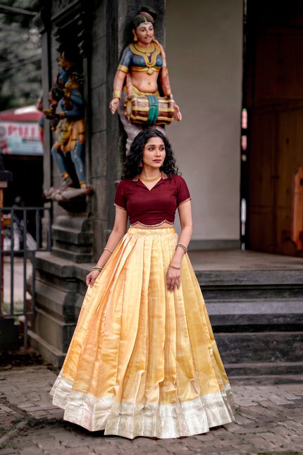 Onam Pavada Set SS492
