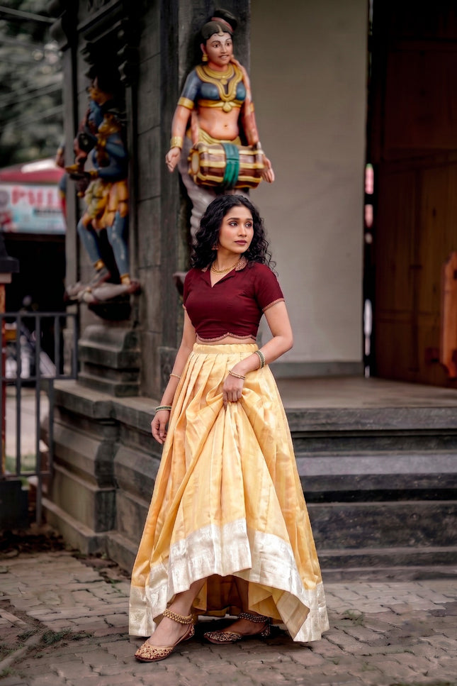 Onam Pavada Set SS492