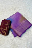 blouse unstitched / purple