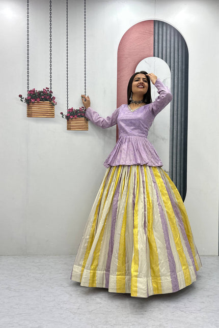 Jecard silk lehanga SS562
