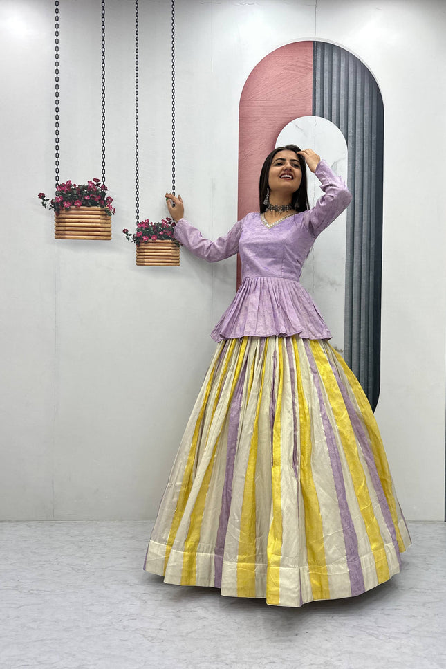 Jecard silk lehanga SS562