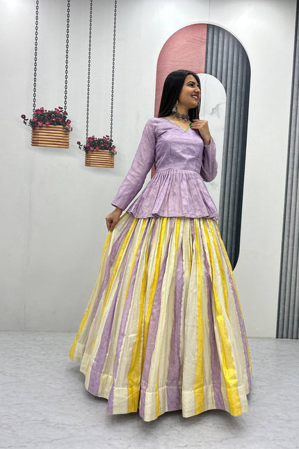 Jecard silk lehanga SS562