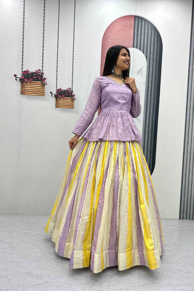 Jecard silk lehanga SS562
