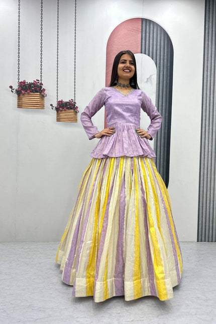 Jecard silk lehanga SS562