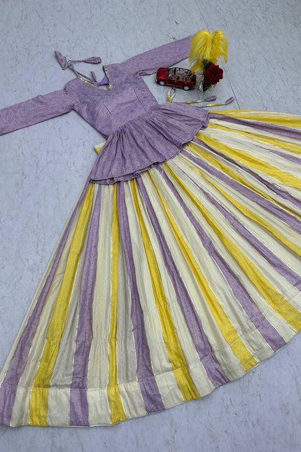 Jecard silk lehanga SS562