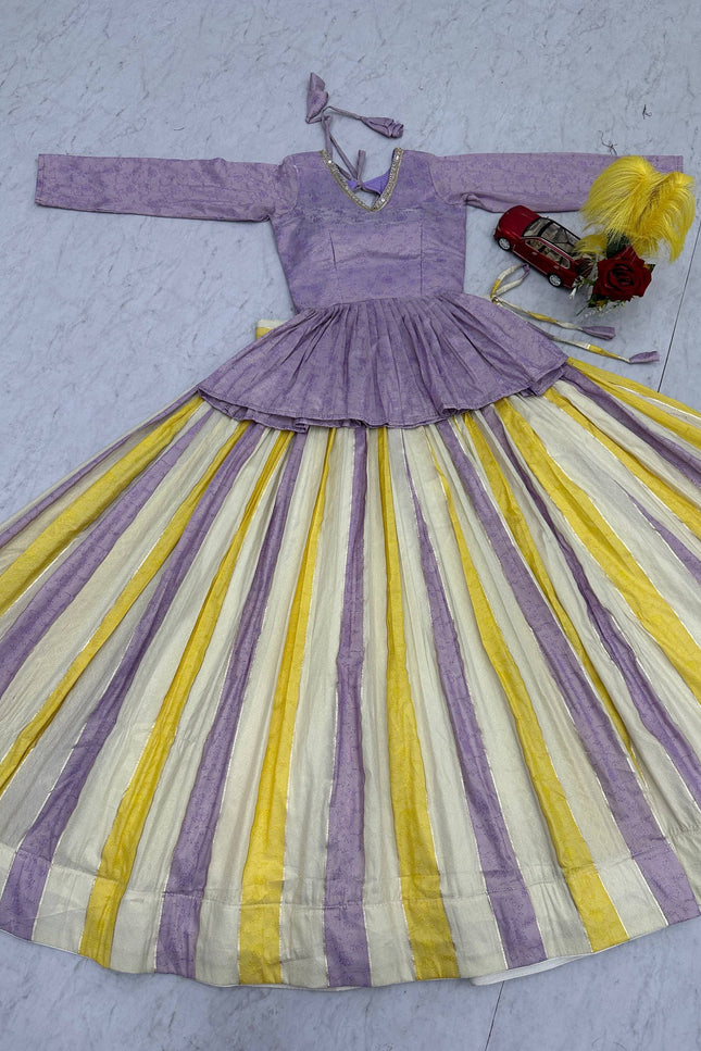 Jecard silk lehanga SS562
