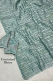 Blouse unstitched / sage green