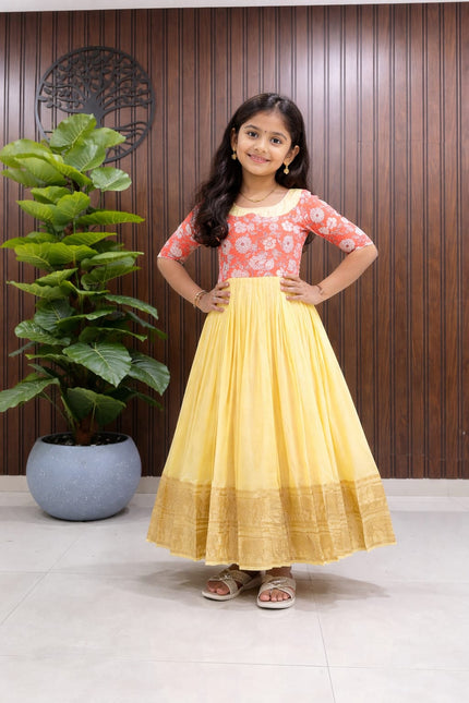 Kids girl trending frock SS552