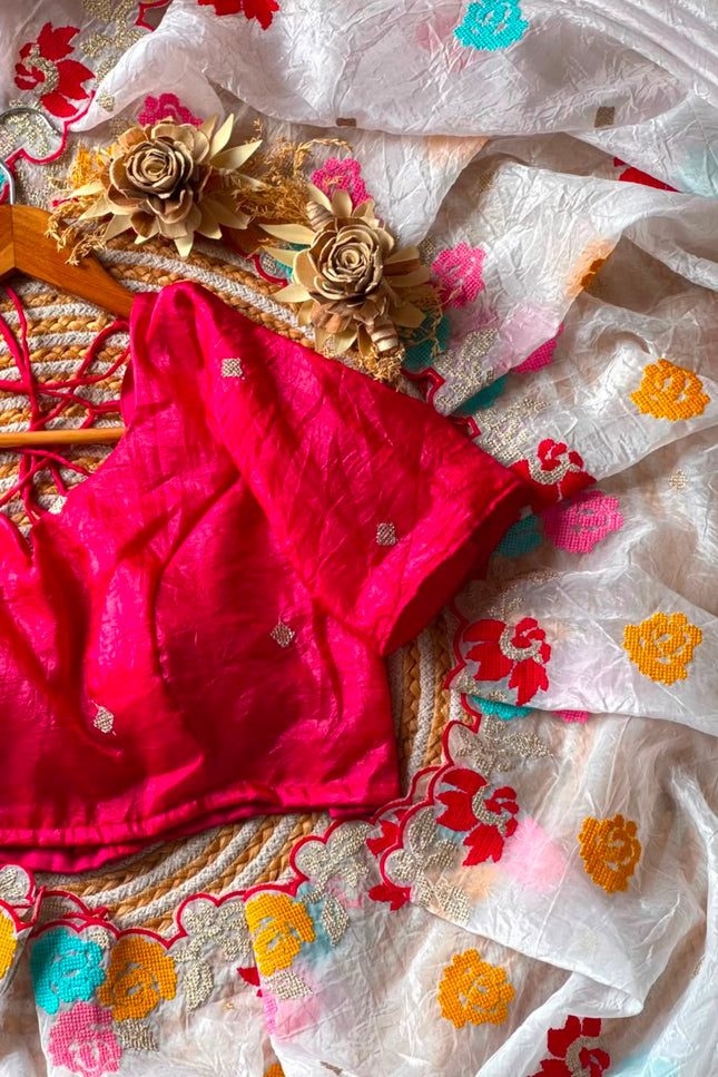 Pure soft crunchy silk saree SS569