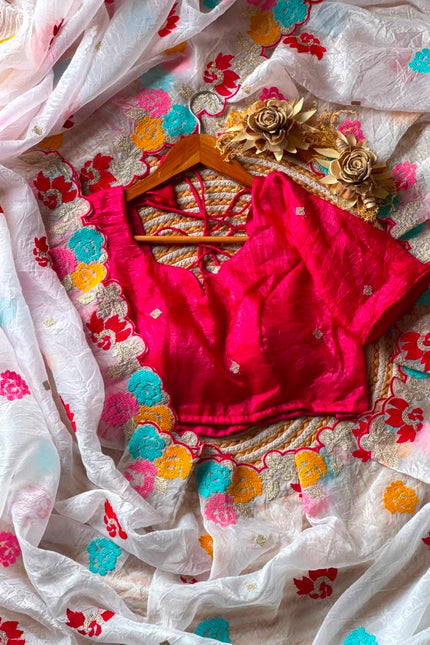 Pure soft crunchy silk saree SS569