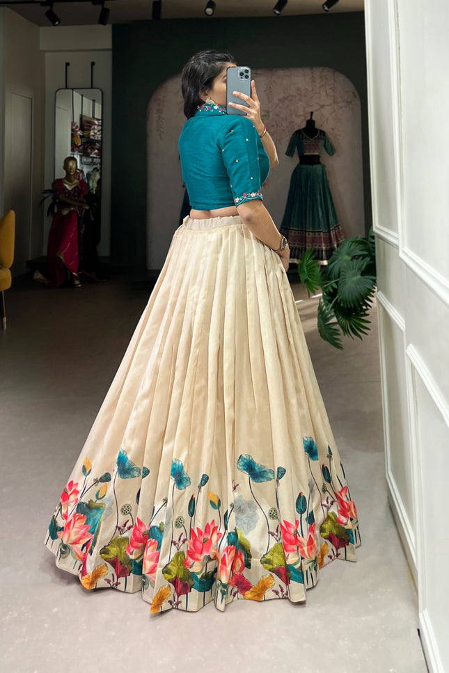 Unfold the beauty of Tussar florals SS567