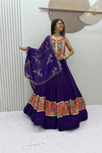 Navratri Special Pure Cotton Lehenga Choli  SS563