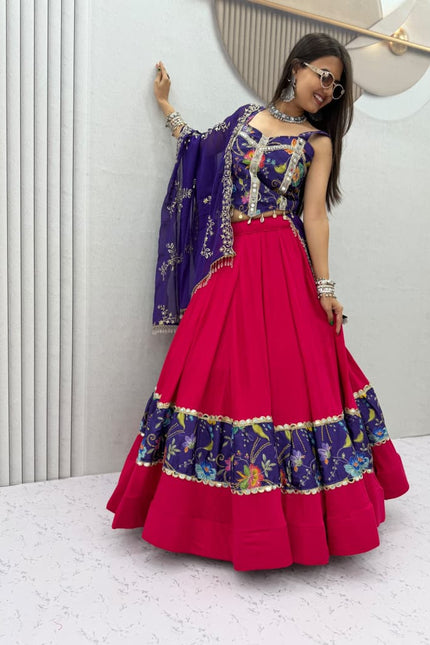 Navratri Special Pure Cotton Lehenga Choli  SS563