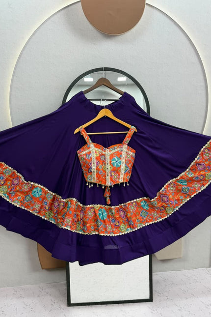 Navratri Special Pure Cotton Lehenga Choli  SS563