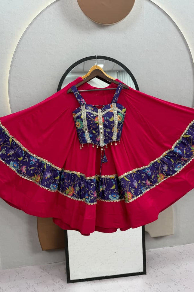 Navratri Special Pure Cotton Lehenga Choli  SS563