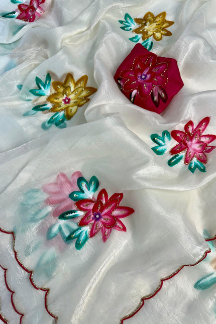 Handwork Elegance  saree SS573