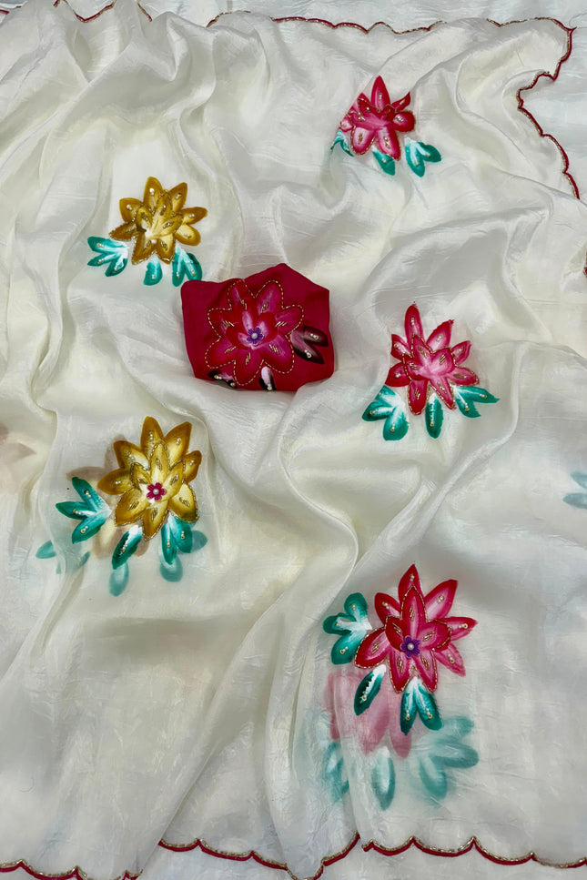 Handwork Elegance  saree SS573