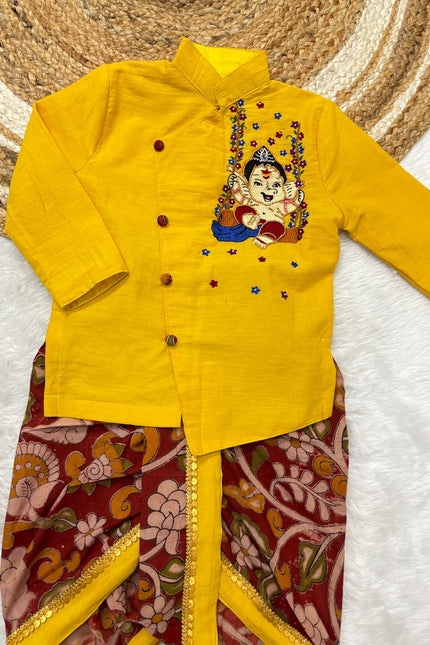 Ganesh festival special boys kurthi set SS574