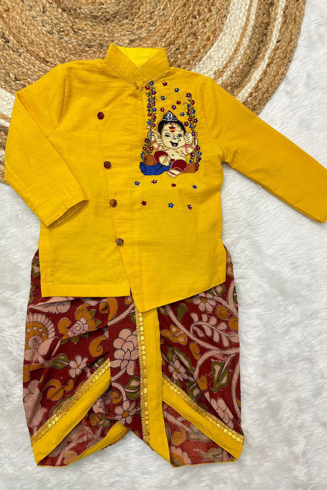 Ganesh festival special boys kurthi set SS574