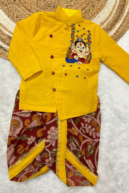 Ganesh festival special boys kurthi set SS574