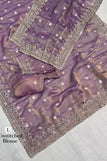 blouse unstitched / lavender
