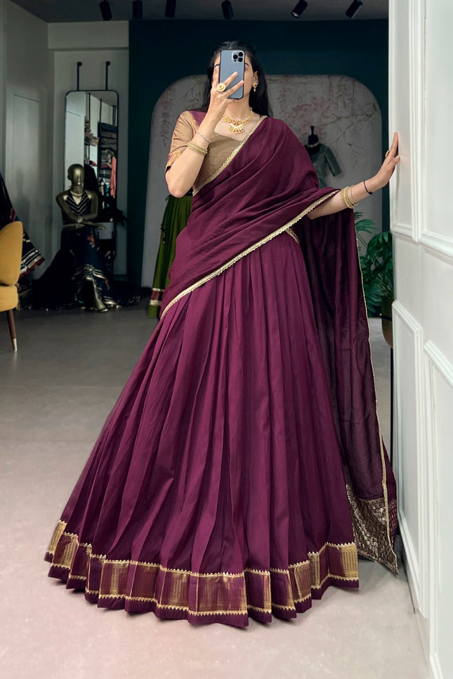 Pure Chanderi lehanga SS595