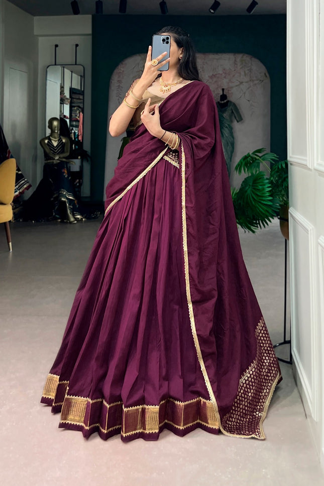 Pure Chanderi lehanga SS595