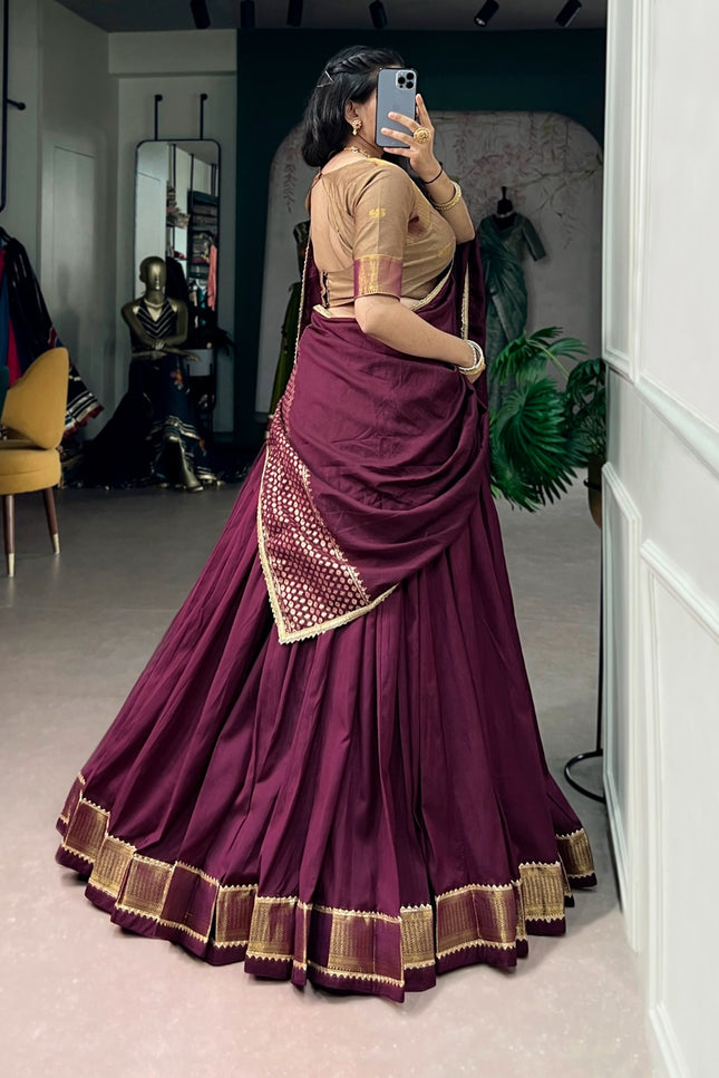 Pure Chanderi lehanga SS595