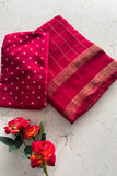 blouse unstitched / red