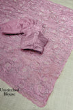 unstitched blouse / pink