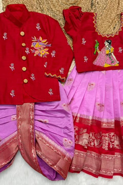Banaras silk Family Combos SS605