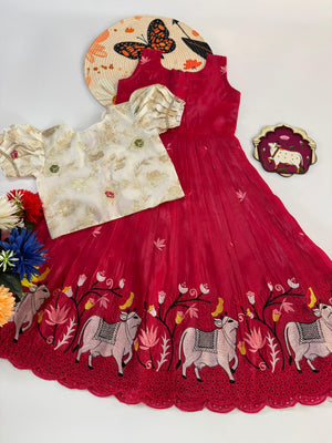 red & white