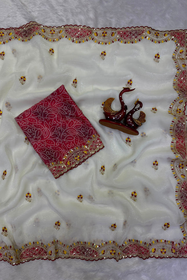Soft Crunchy silk saree SS590