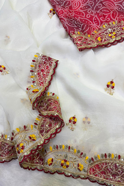 Soft Crunchy silk saree SS590
