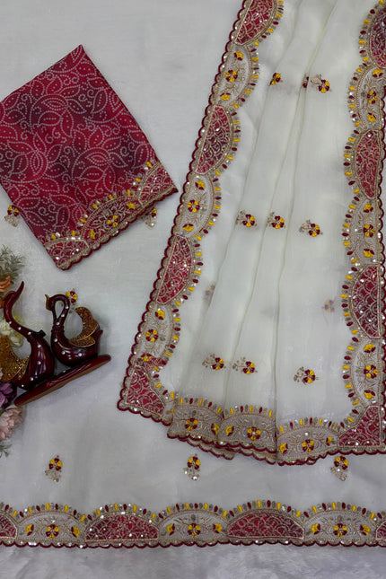 Soft Crunchy silk saree SS590