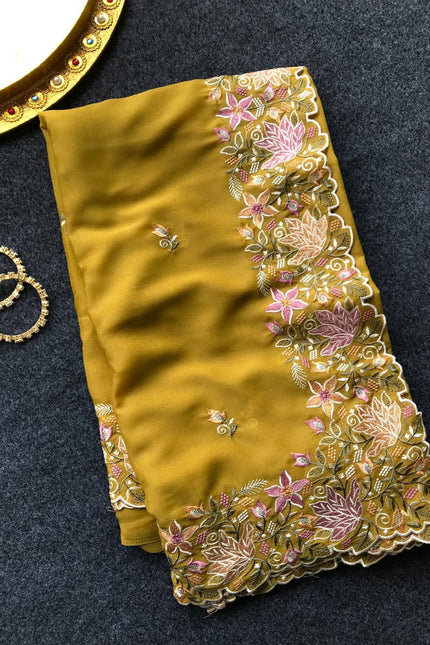 GEORGETTE TISSUE SILK SAREES  SS603