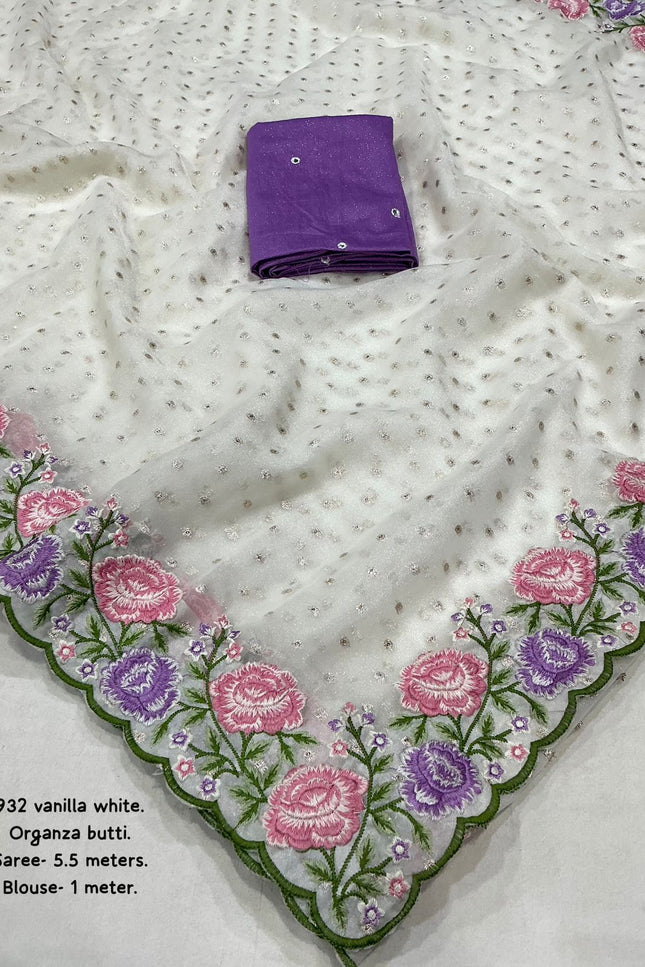 soft organza feel saree SS604