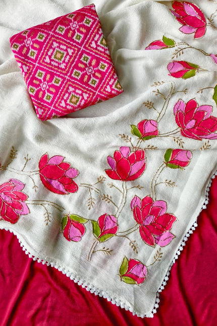 Pure Bember Crush Saree SS602