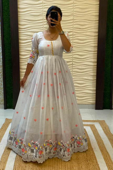 South Special Pichwai Embroidery Gown SS638