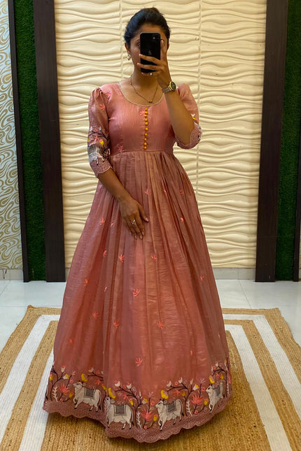 South Special Pichwai Embroidery Gown SS638