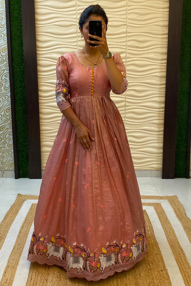 South Special Pichwai Embroidery Gown SS638