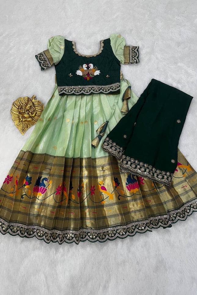 PAITHANI KIDS LEHENGA CHOLI SS619