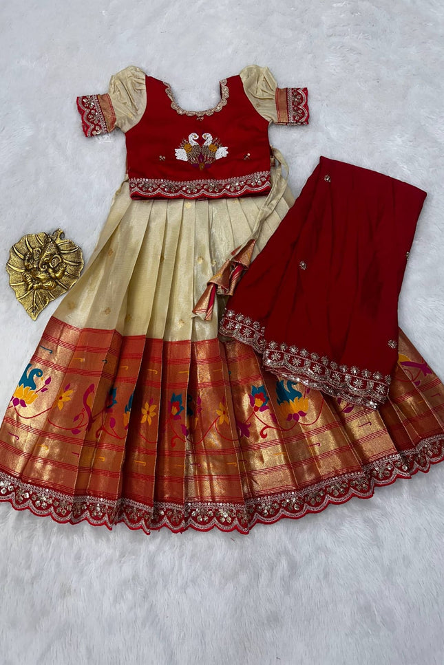 PAITHANI KIDS LEHENGA CHOLI SS619