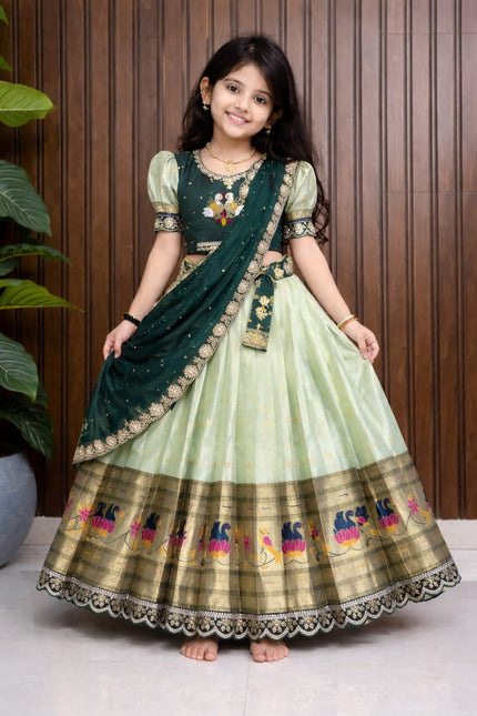 PAITHANI KIDS LEHENGA CHOLI SS619