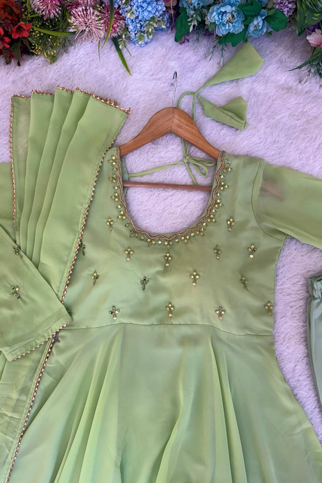 Beautiful Georgette Gown set SS614