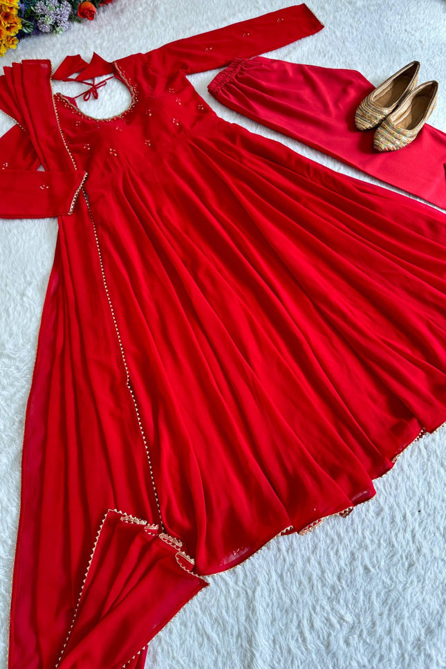 Beautiful Georgette Gown set SS614
