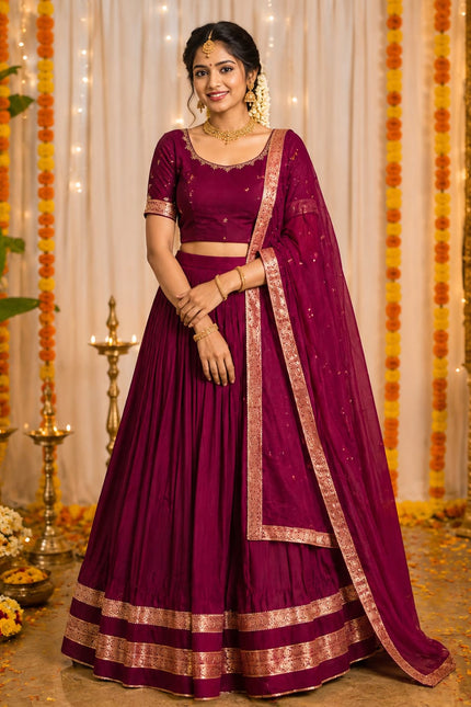 Elegant Soft Lehenga Choli SS615