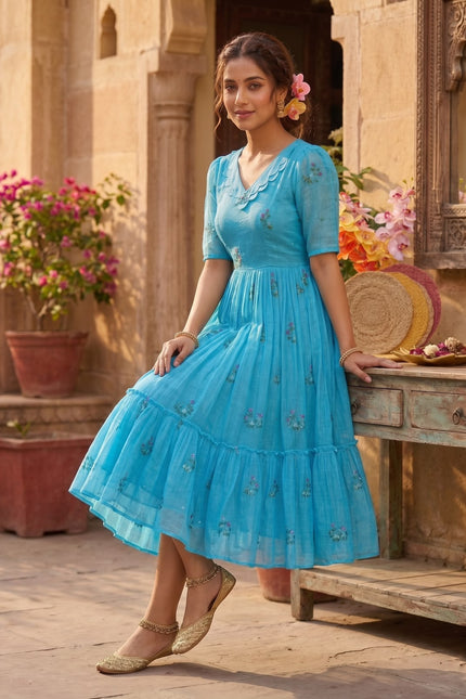 Summer Special Kota Checks Gown SS613
