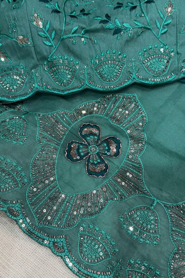 Grace meets glamour in this ethereal colored saree SS634
