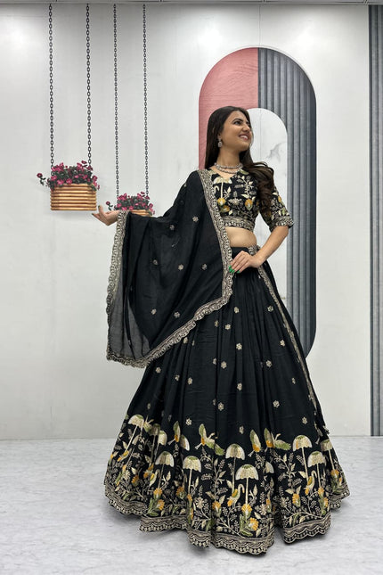 Vichitra Silk Lehanga Festive Collection SS622